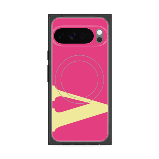 Premium Square Case with Pixelsnap［ Original - initial color - V pink ］