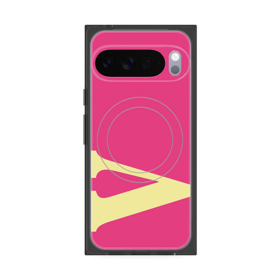 Premium Square Case with Pixelsnap［ Original - initial color - V pink ］