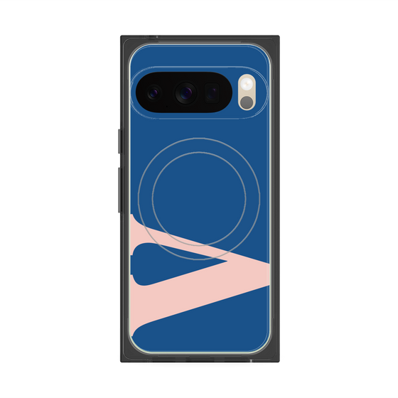 Premium Square Case with Pixelsnap［ Original - initial color - V navy ］