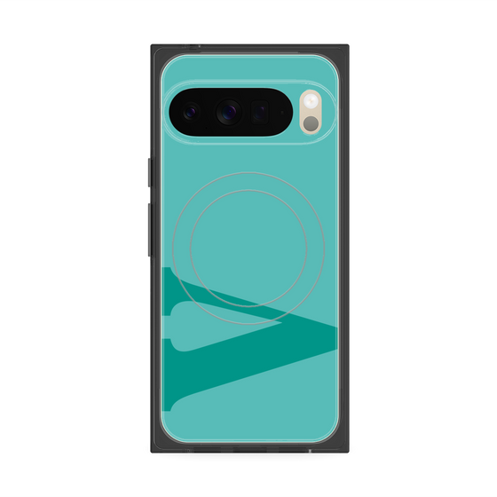 Premium Square Case with Pixelsnap［ Original - initial color - V light green ］
