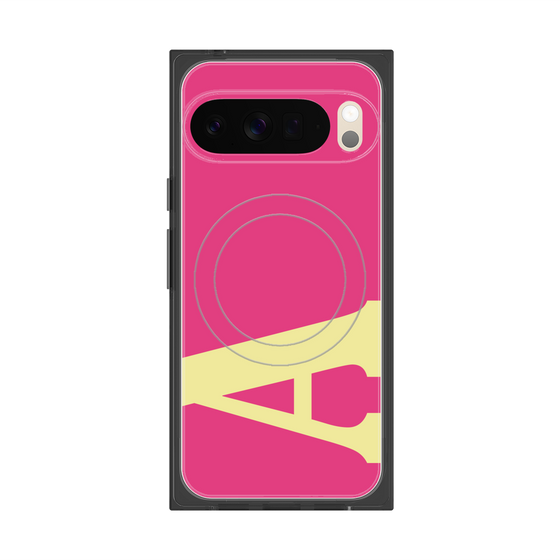 Premium Square Case with Pixelsnap［ Original - initial color - A pink ］