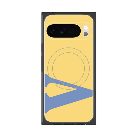 Premium Square Case with Pixelsnap［ Original - initial color - V yellow ］