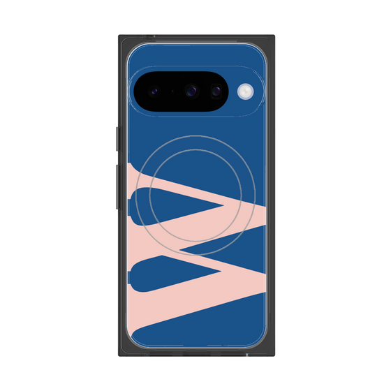 Premium Square Case with Pixelsnap［ Original - initial color - W navy ］