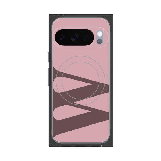 Premium Square Case with Pixelsnap［ Original - initial color - W dusty pink ］