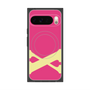 Premium Square Case with Pixelsnap［ Original - initial color - X pink ］