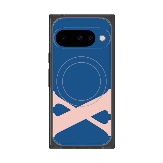 Premium Square Case with Pixelsnap［ Original - initial color - X navy ］