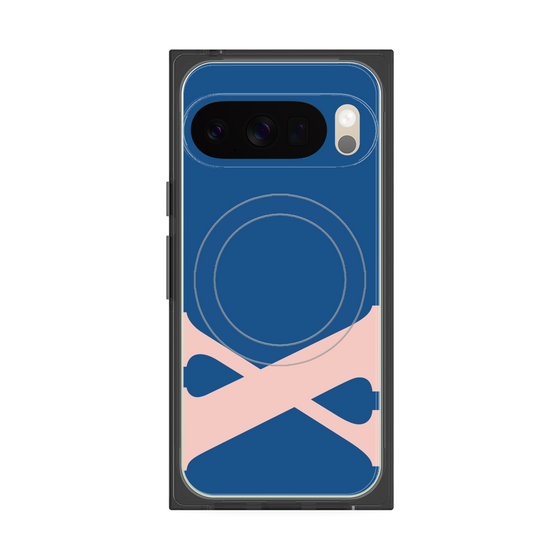Premium Square Case with Pixelsnap［ Original - initial color - X navy ］