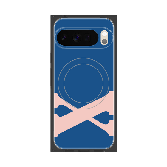 Premium Square Case with Pixelsnap［ Original - initial color - X navy ］