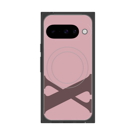 Premium Square Case with Pixelsnap［ Original - initial color - X dusty pink ］