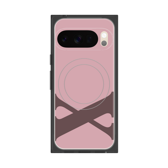 Premium Square Case with Pixelsnap［ Original - initial color - X dusty pink ］