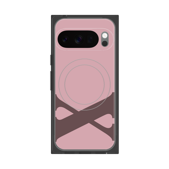 Premium Square Case with Pixelsnap［ Original - initial color - X dusty pink ］