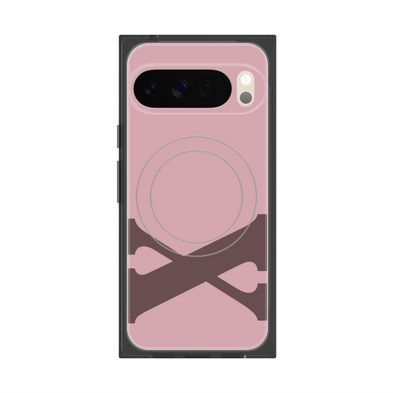 Premium Square Case with Pixelsnap［ Original - initial color - X dusty pink ］