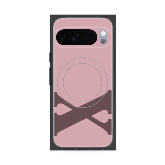 Premium Square Case with Pixelsnap［ Original - initial color - X dusty pink ］