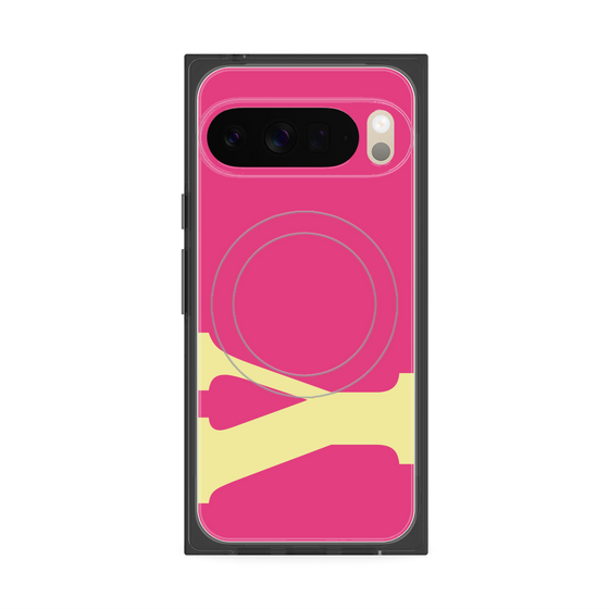 Premium Square Case with Pixelsnap［ Original - initial color - Y pink ］