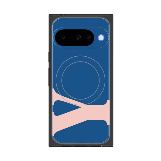 Premium Square Case with Pixelsnap［ Original - initial color - Y navy ］