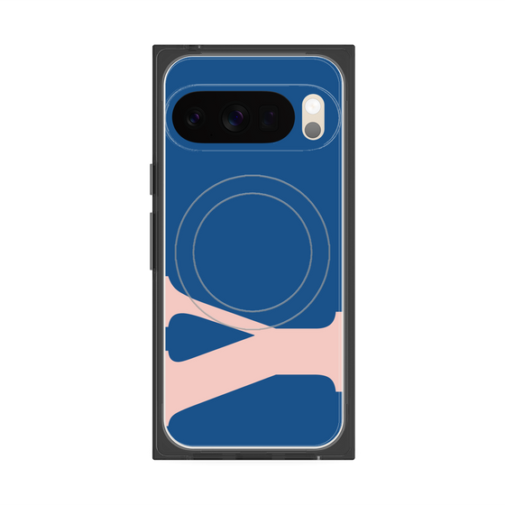 Premium Square Case with Pixelsnap［ Original - initial color - Y navy ］
