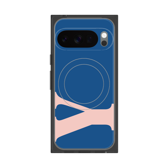 Premium Square Case with Pixelsnap［ Original - initial color - Y navy ］