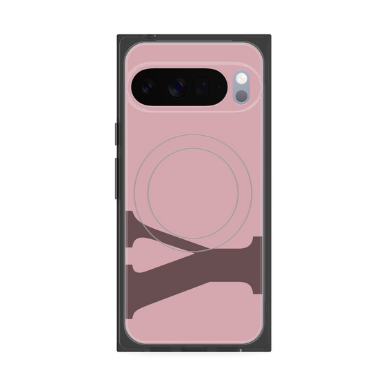Premium Square Case with Pixelsnap［ Original - initial color - Y dusty pink ］