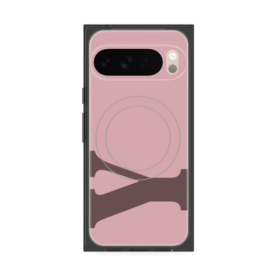 Premium Square Case with Pixelsnap［ Original - initial color - Y dusty pink ］