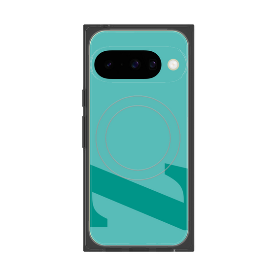 Premium Square Case with Pixelsnap［ Original - initial color - Z light green ］