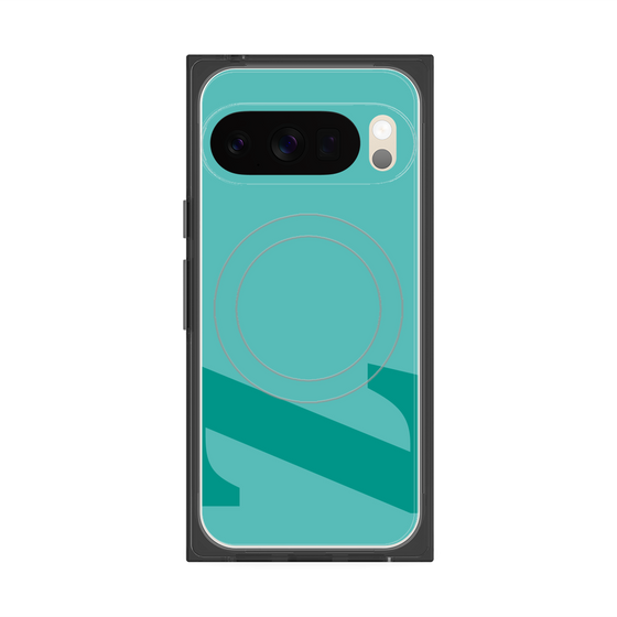 Premium Square Case with Pixelsnap［ Original - initial color - Z light green ］