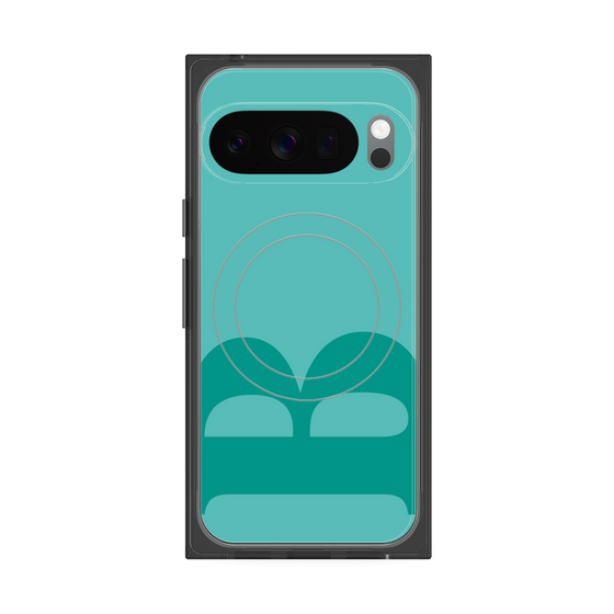 Premium Square Case with Pixelsnap［ Original - initial color - B light green ］