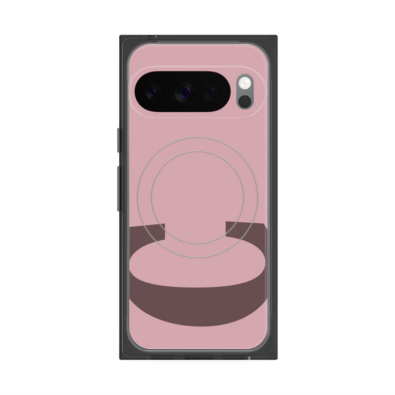 Premium Square Case with Pixelsnap［ Original - initial color - C dusty pink ］