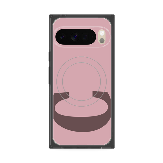 Premium Square Case with Pixelsnap［ Original - initial color - C dusty pink ］