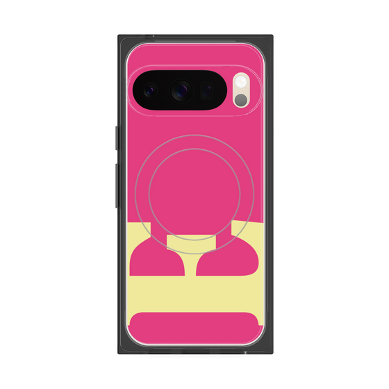Premium Square Case with Pixelsnap［ Original - initial color - E pink ］