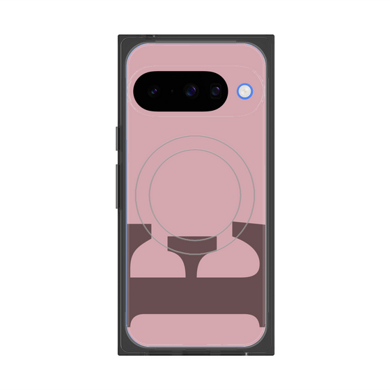 Premium Square Case with Pixelsnap［ Original - initial color - E dusty pink ］