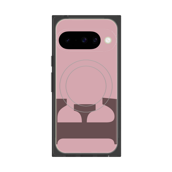 Premium Square Case with Pixelsnap［ Original - initial color - E dusty pink ］