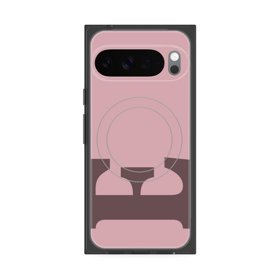 Premium Square Case with Pixelsnap［ Original - initial color - E dusty pink ］