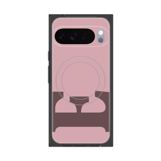 Premium Square Case with Pixelsnap［ Original - initial color - E dusty pink ］