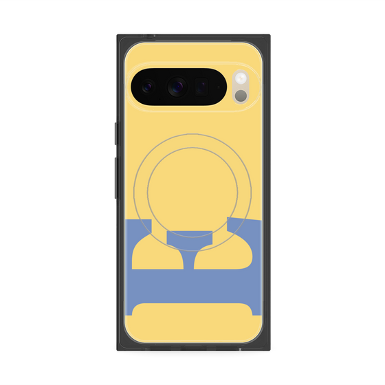 Premium Square Case with Pixelsnap［ Original - initial color - E yellow ］