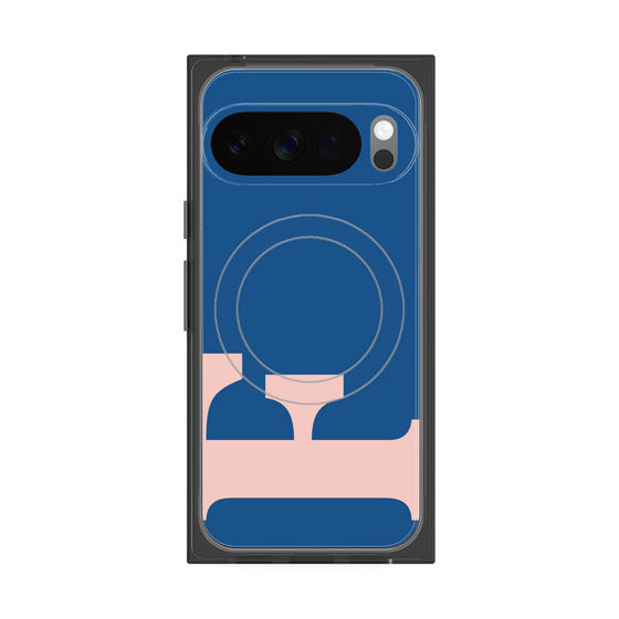 Premium Square Case with Pixelsnap［ Original - initial color - F navy ］