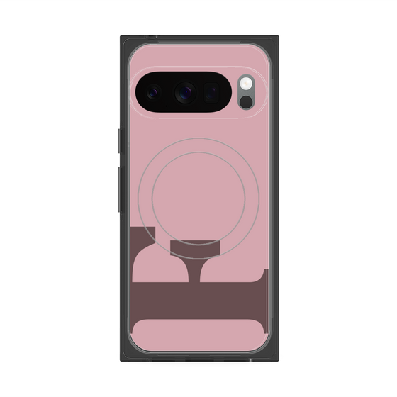 Premium Square Case with Pixelsnap［ Original - initial color - F dusty pink ］