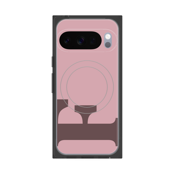 Premium Square Case with Pixelsnap［ Original - initial color - F dusty pink ］