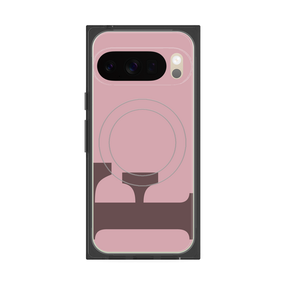 Premium Square Case with Pixelsnap［ Original - initial color - F dusty pink ］