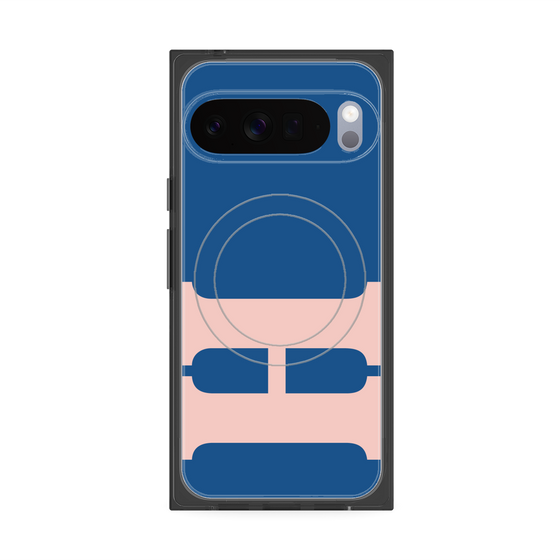 Premium Square Case with Pixelsnap［ Original - initial color - H navy ］