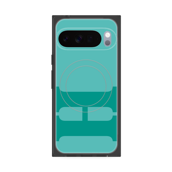 Premium Square Case with Pixelsnap［ Original - initial color - H light green ］