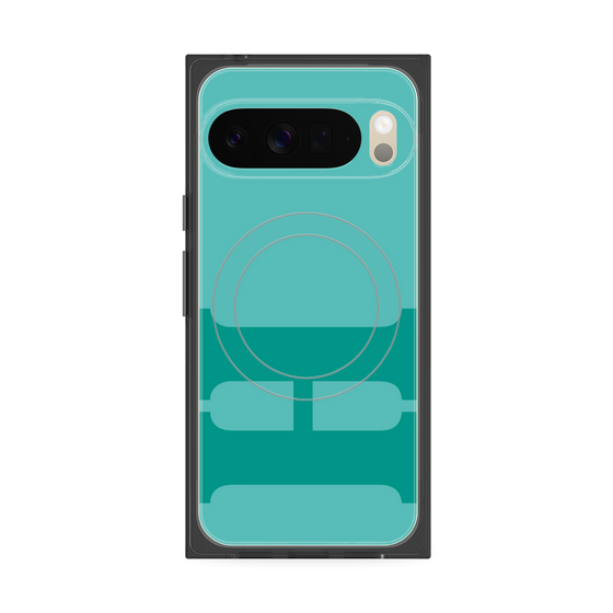 Premium Square Case with Pixelsnap［ Original - initial color - H light green ］
