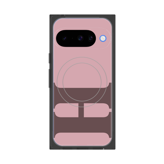 Premium Square Case with Pixelsnap［ Original - initial color - H dusty pink ］