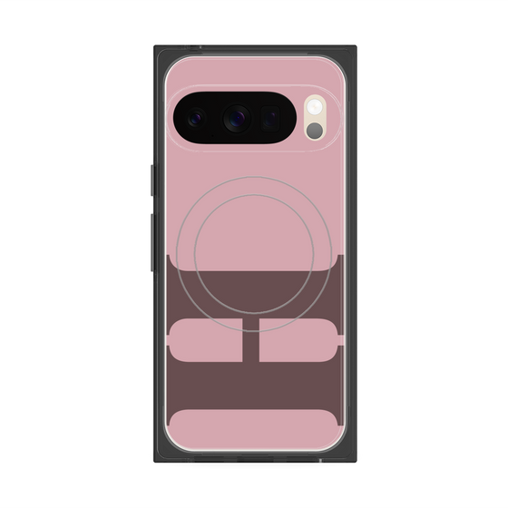 Premium Square Case with Pixelsnap［ Original - initial color - H dusty pink ］