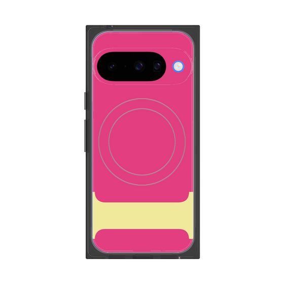 Premium Square Case with Pixelsnap［ Original - initial color - I pink ］