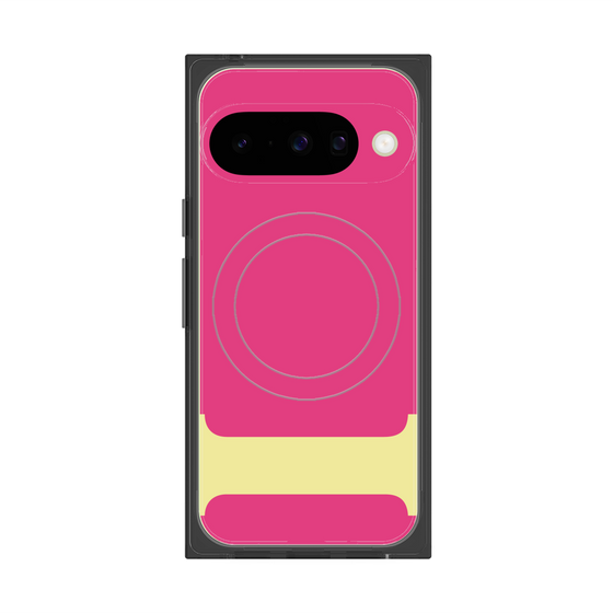 Premium Square Case with Pixelsnap［ Original - initial color - I pink ］