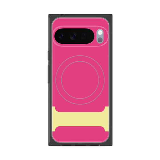 Premium Square Case with Pixelsnap［ Original - initial color - I pink ］