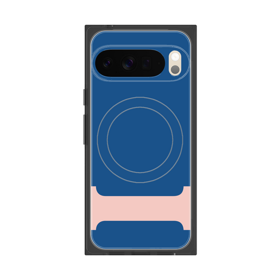 Premium Square Case with Pixelsnap［ Original - initial color - I navy ］