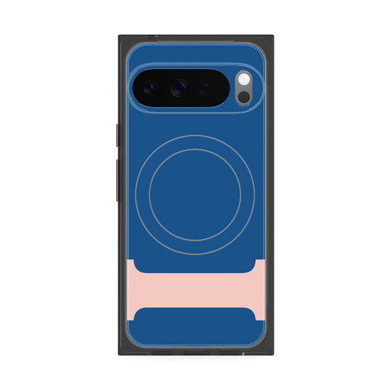 Premium Square Case with Pixelsnap［ Original - initial color - I navy ］