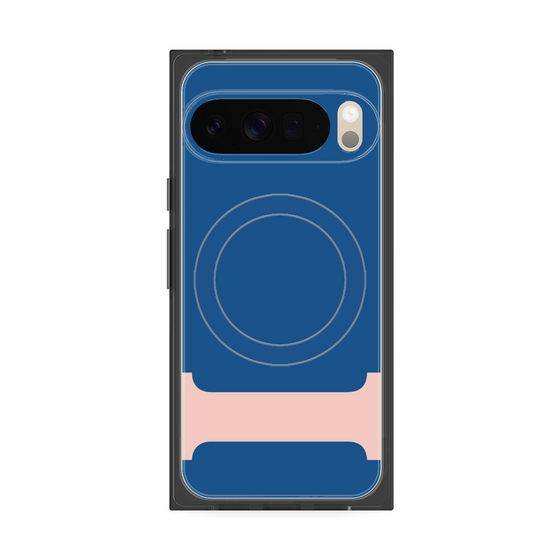 Premium Square Case with Pixelsnap［ Original - initial color - I navy ］