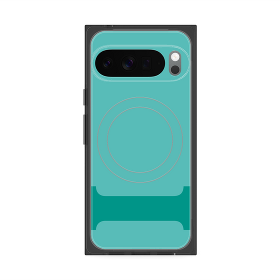 Premium Square Case with Pixelsnap［ Original - initial color - I light green ］